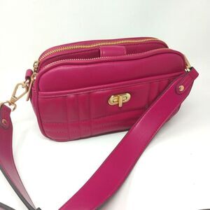 Time and Tru Women's Annamarie Woven Faux Leather Crossbody Bag NWOT.